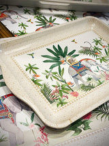 Bandeja Rectangular Pequeña 'Marajah' - 32x22 cm
