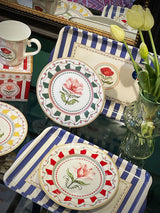 Set de 4 Platos de Postre 'Flowery'