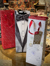 Bolsa de Regalo Para Botellas 'Flakes' - 12x35 cm