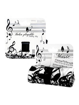 Bolsa Plegable Estampada 'Música'