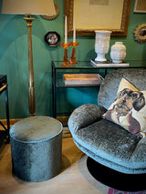 Pouf Redondo 'Burelles' - Verde Khaki