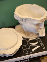 Caja y Busto Decorativo Clásico 'David' - Pequeño