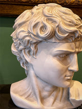 Caja y Busto Decorativo Clásico 'David' - Pequeño