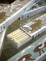 Cheetah in White Jungle Long Matchbox - 45 pieces