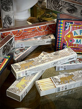 Cheetah in White Jungle Long Matchbox - 45 pieces