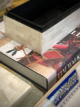 Caja Decorativa de Hueso Natural Pequeña 'Hubert'