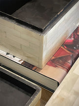 Caja Decorativa de Hueso Natural 'Hubert' - Grande