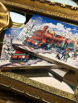 Calendario de Adviento Con Chocolate 'Tren de Navidad' - 12,2x8,2 cm