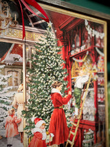 Calendario de Adviento 'Tienda de Navidad' - 52x38 cm