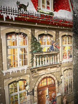 Calendario de Adviento 'Navidad en la Avenida' - 52x38 cm