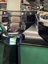 Pair of 'Art Deco' Crystal Chandeliers - Gray