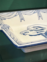 Cenicero Clásico 'Spaniel' Azul Grande