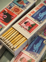 Caja de Cerillas Alargadas 'Stamp Collection' - 45 piezas
