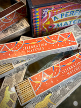 Caja de Cerillas Alargadas 'Celebration Matches' - 45 piezas