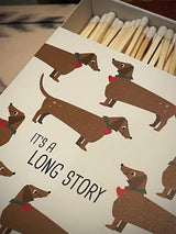 'It's A Long Story' Matchbox - 120 pieces
