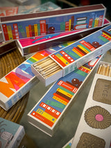Caja de Cerillas Alargadas 'Book Shelf' - 45 piezas
