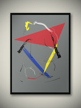 Lámina Decorativa 'Puzle Abstracto No II'