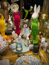 Figura Decorativa 'Conejo Nutcracker' - Verde