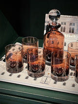 Set de 6 Vasos de Cristal 'Classy Fun' - Púrpura