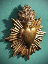 Decoración 'Corazón Ex-Voto' - Dorado