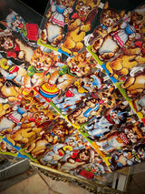 Hoja Cromos Alemanes 'Retro Cats'