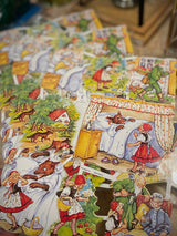 Hoja Cromos Alemanes 'Caperucita Roja'