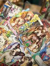 Hoja Cromos Alemanes 'Perros de Cuento'