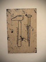 Grabado Con Papel Hecho a Mano 'S/T' - Jaume Plensa