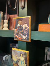 Réplica Cuadrito al Óleo 'Little Boy' - Vintage