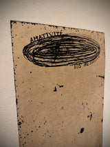 Grabado Con Papel Hecho a Mano 'S/T' - Jaume Plensa