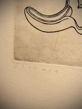 Grabado Con Papel Hecho a Mano 'S/T' - Jaume Plensa