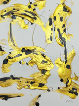 Pintura Original 'Explosión de Oro' - 65x50 cm - Federico Font