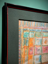 Wax drawing on paper 'Constructivism' - 63x49 cm - Josep Mª de Sucre