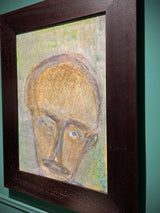 Dibujo Ceras sobre Papel 'Autoretrat' - 50x35cm - Josep Mª de Sucre