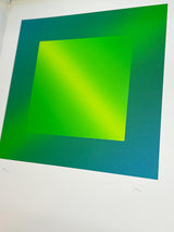 Numbered Screen Print - Richard Paul Lohse