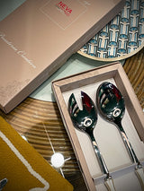 Juego de Cubiertos Para Ensalada 'Venezia Ivory'