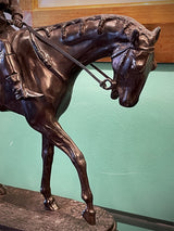 Decorative Replica 'Jockey and Horse'