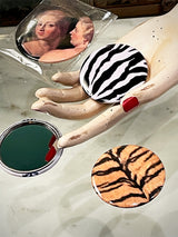 Espejo de Bolsillo 'Zebra Skin' - 60 mm