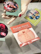 Espejo de Bolsillo D80mm 'Vitruvian Man' - Da Vinci