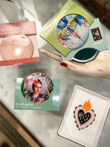 Espejo de Bolsillo D80mm 'Vitruvian Man' - Da Vinci