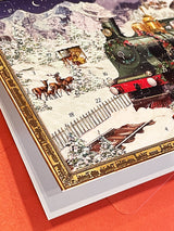 Tarjeta Calendario de Adviento 'Tren de Navidad'
