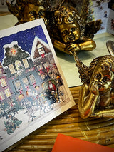 Tarjeta Calendario de Adviento 'Casas de Navidad'