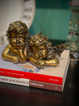 Figura Decorativa Pareja de Ángeles 'Cherubs'