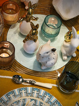 Decorative Figure 'Goldie Rabbit' - Sitting