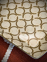 Bandeja de Porcelana Rectangular 'Decó' - 35x15 cm