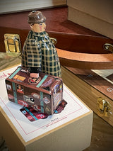 Figura de Lata 'Travelling Man' Estilo Vintage