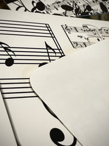 Individual Estampado 'Música' - 43,5x28 cm