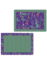 Individual Doble Cara 'Imperial Peacock' - 45x30 cm