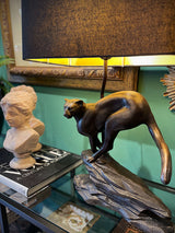 Lámpara de Mesa 'Leopard' con Pantalla Negra