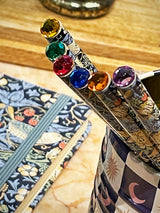 Lápiz con Piedras de Colores 'William Morris'